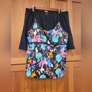 Swimsuits For All Beach Belle Womens 2 Piece Set. Size 18